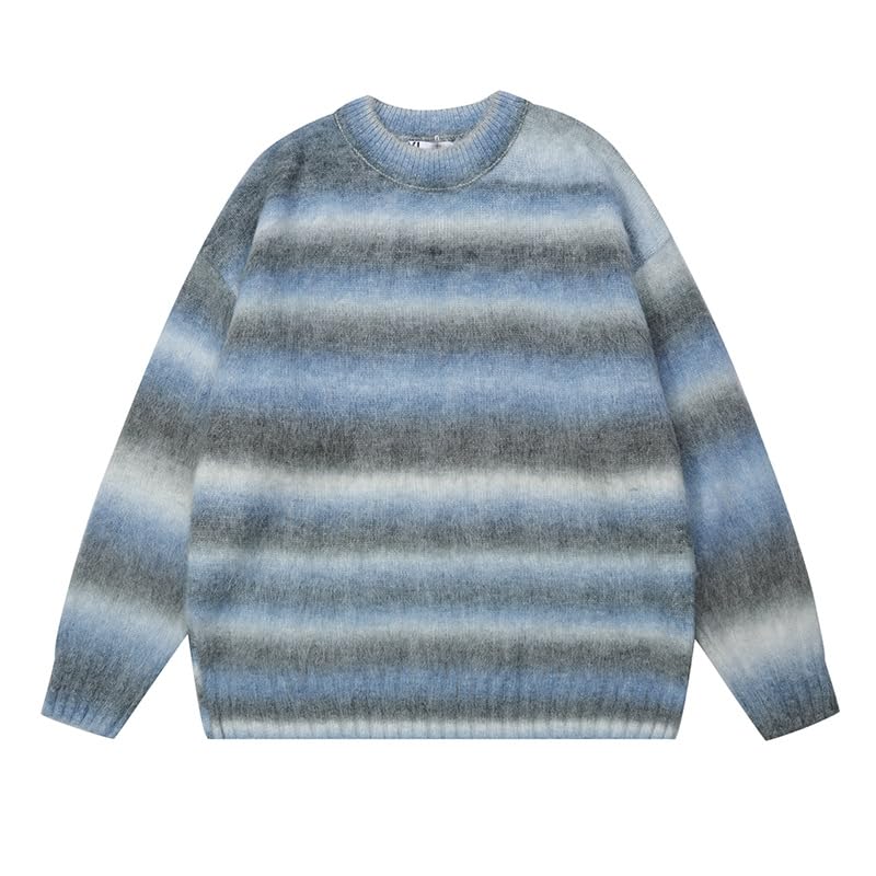 Winter American Men's Retro Sweater Loose Knit Sweater3