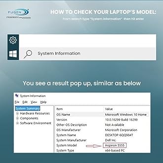 Fugen Laptop Internal Keyboard (US) Compatible for Lenovo Ideapad B590 B580 B585 B570 B575 Z570 Z575 Part No.Mp-10a33us-6861, 25013385, 25209782 Black