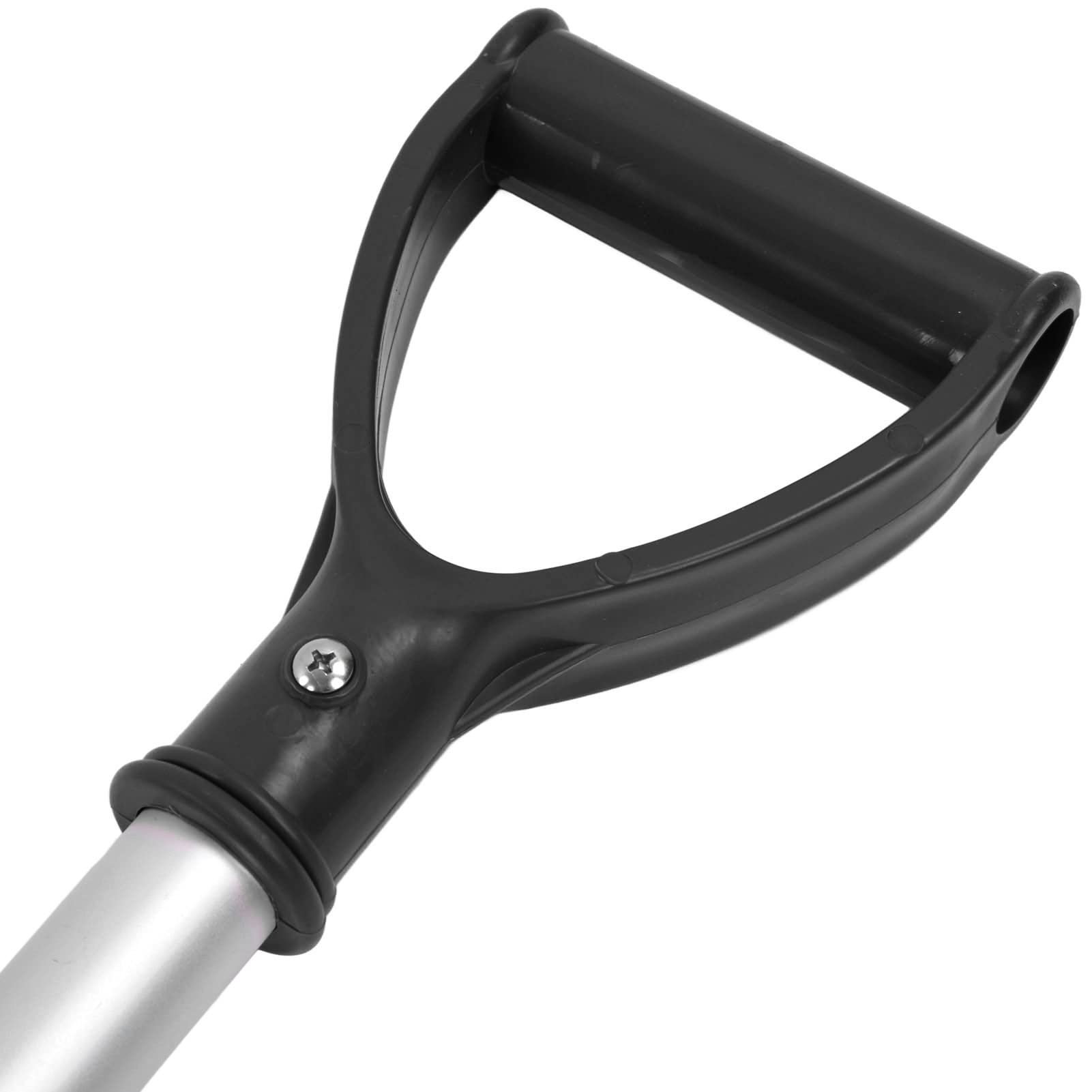 Pala de Nieve Empujador de Nieve de aleación de Aluminio Desmontable Resistente para remoción de Nieve al Aire Libre y Hielo triturado Pala de Hielo de Invierno con Mango en D
