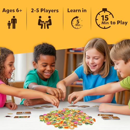 Gone in Seconds - Juego rápido de mini comida para niños y adultos miniatura 5