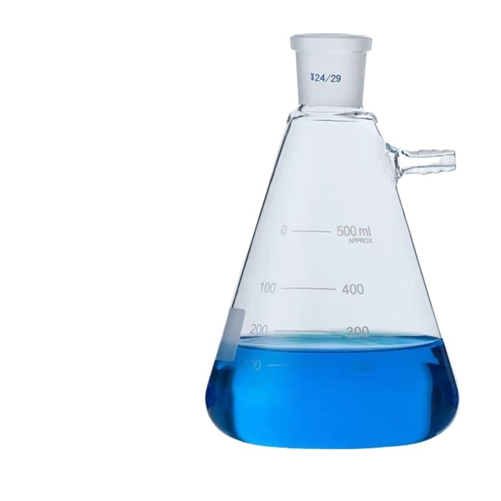 1 Uds. Frasco de succión de filtración de Boca de molienda de Vidrio de 25ml a 2000ml Botella de Filtro de Laboratorio con Boquilla Superior(250ml Caliber 19mm)