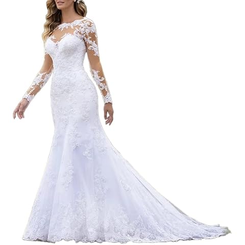 HEULORIA Robe de mariée sirène Cover