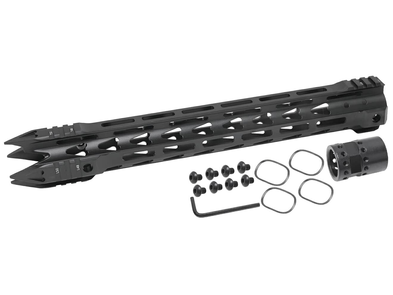 Amazon | MILITARY BASE Sスタイル ジャベリン M-LOK レール 15inch