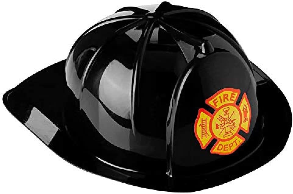 Dress Up America Firefighter Helmet - Fireman's Hat for Adults- Firefighter Costume Accessory - One Size Fits Most