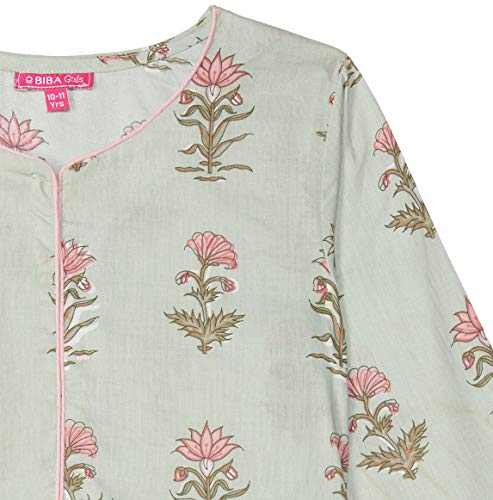 Image of BIBA Girls Girl's Cotton Salwar Suit Set