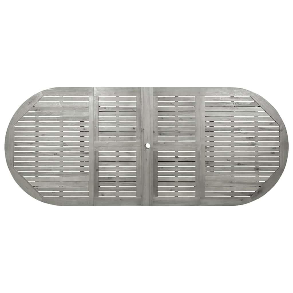 Rozsuwany stół ogrodowy z litego drewna akacjowego, (160-240) x 100 x 75 cm, drewniany stół do ogrodu, rustykalny stół dla 8-10 osób, trwały i odporny na warunki atmosferyczne