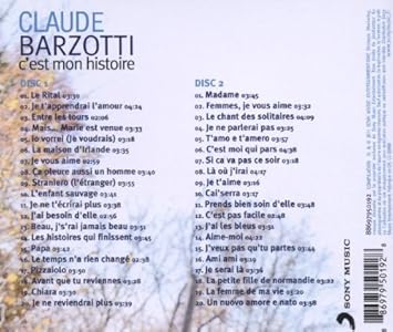 Barzotti Claude C Est Mon Histoire Amazon Com Music Barzotti Claude C Est Mon Histoire Amazon Com Music