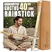 40" Chilean Cactus Rainstick Musical Instrument with yarn wrap and sealant - Authentic Rain Stick Shaker from Africa Heartwood Project (TM)