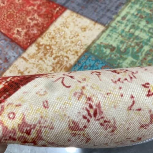 Tapis de passage antidérapant et lavable en machine style rétro - 4
