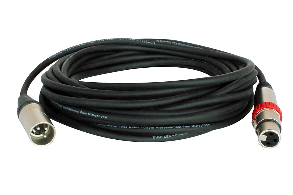 Digiflex NXX-SWITCH-25 25 Foot Mic Cable with Switch -XLRM to XLRF