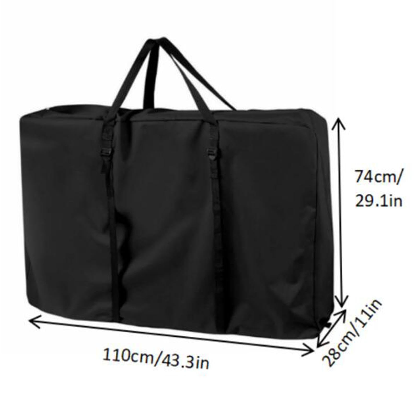 Housse de Rangement pour Chaises Pliantes, Housse de Protection pour Chaise Pliante Exterieur, Sac de Imperméable et avec Fermeture Éclair Adapté Camping Loisirs en Plein Air, Tissu Oxford 210d