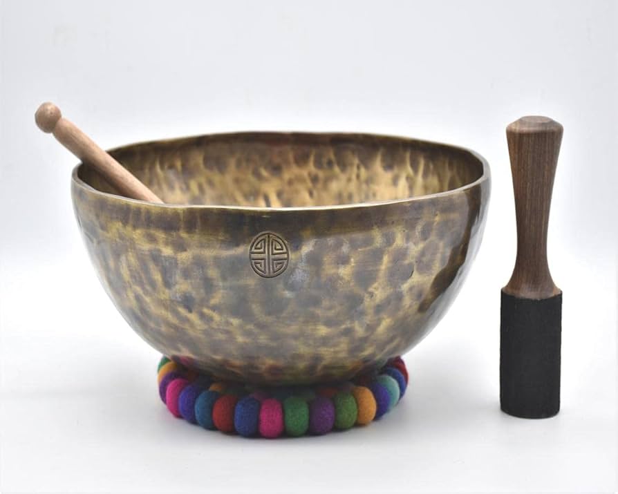 職人手づくり/完全ハンドメイド　シンギングボール　ネパール 巨大な7つの金属でできたシンギングボウル｜ネパールで手作り