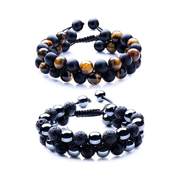 WRCXSTONE-Natural-Stone-Bracelet-Mens-Black-Lava-Rock-Bracelet-Tiger-Eye-Gemstone-Bracelet-Yoga-Essential-Oil-Bracelet-Charm-Gift WRCXSTONE Natural Stone Bracelet Mens Black Lava Rock Bracelet Tiger Eye Gemstone Bracelet Yoga Essential Oil Bracelet Charm Gift