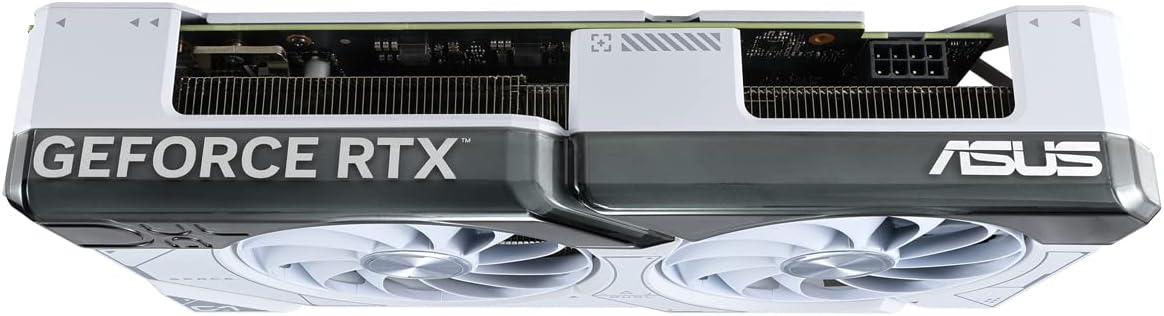 ASUS Dual NVIDIA GeForce RTX 4070 OC Edition Scheda Grafica, 12 GB GDDR6X 192-bit 21 Gbps PCIE 4.0, GPU Tweak III, DUAL-RTX4070-O12G-WHITE