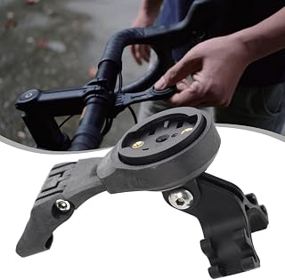 SPORTARC Bike Handlebar Mount, Adjustable Bicycle Stem Computer GPS Mount, Bicycle Computer Bracket Compatible with -Gar min, for-wa hoo, for-Gi ant