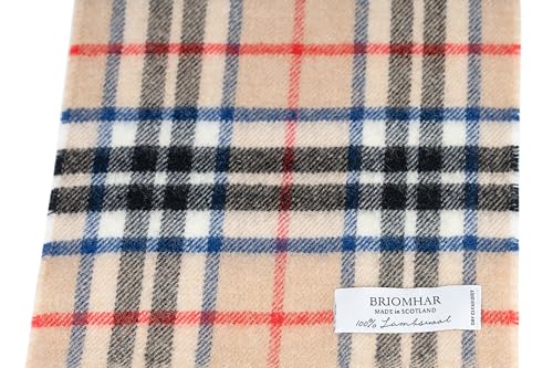 Briomhar Tartan Plaid Wool Scottish Scarf - 100% Lambswool Made in Scotland, Perfect Winter Scarf for Cold Weather4