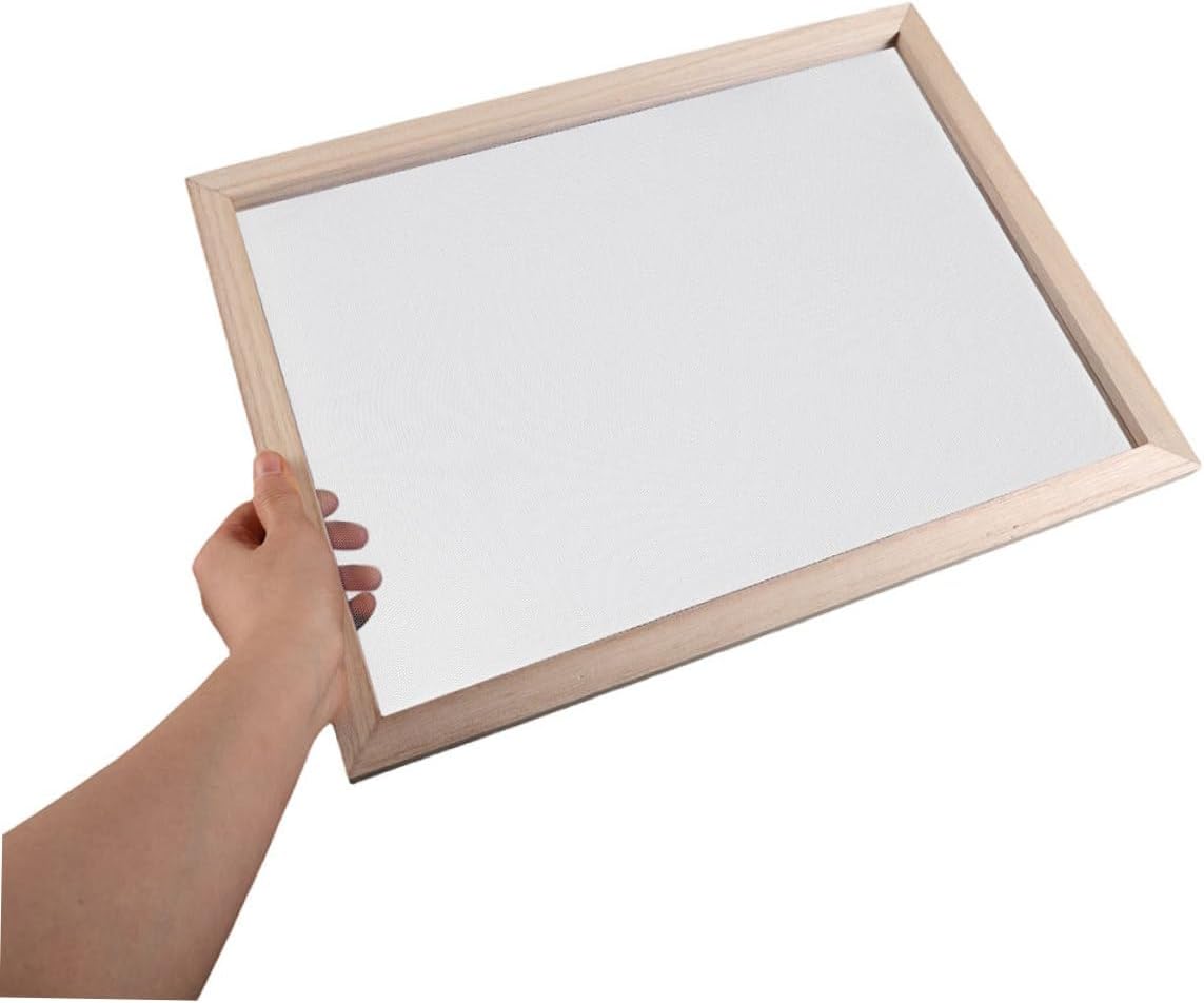 PLAFOPE 2pcs Handmade Paper Wooden Frame Screen for Paper Making Traditional Craft Wooden Frame Supply