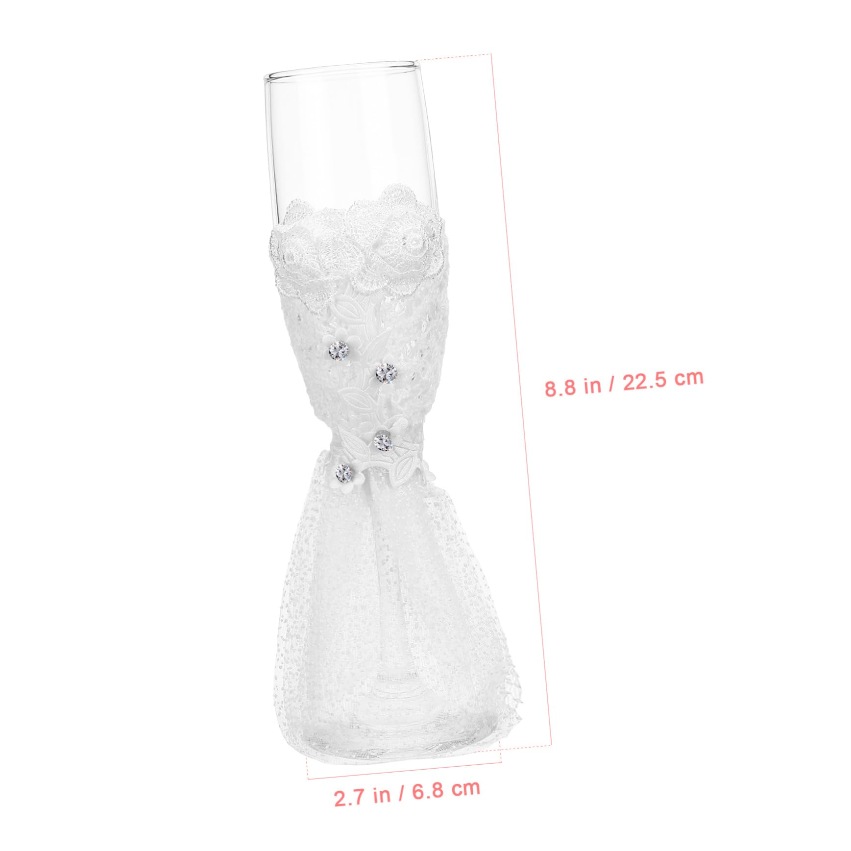 1 Set Matrimonio Novios Vestidos Para Novios Tazas De Vino De Compromiso Copas De Vino Altas Copas De Vidrio Para Tostadas De Recepción De Bodas Celebraciones