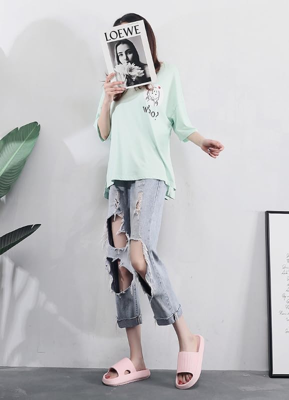 Cloud Slippers - Unisex Cloud Slides with Open Toe Design & Thick Sole, Shower Shoes for Women, Indoor House Slippers for Men, Non Slip & Soft Shower Slippers for Men3