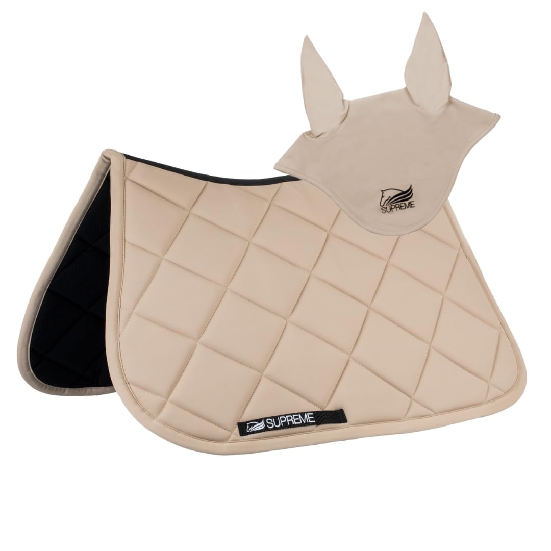 Equivalence Kit Sottosella da Salto con Cuffietta, Tessuto Tecnico, BEIGE