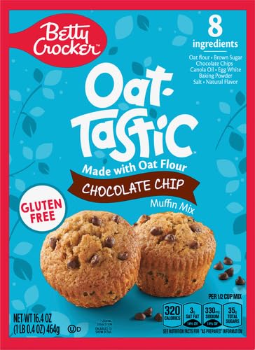Miniatura 2 de Betty Crocker Mezcla de muffins de chispas de chocolate Oat-Tastic, 16.4 oz