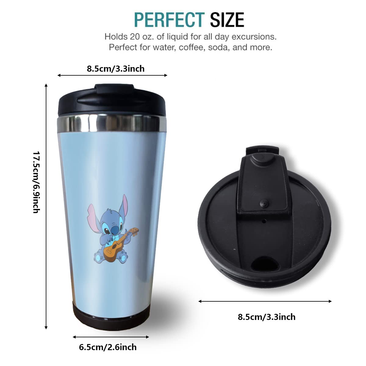 Amazon | Stitch スティッチ マグボトル コーヒーカップ 魔法瓶