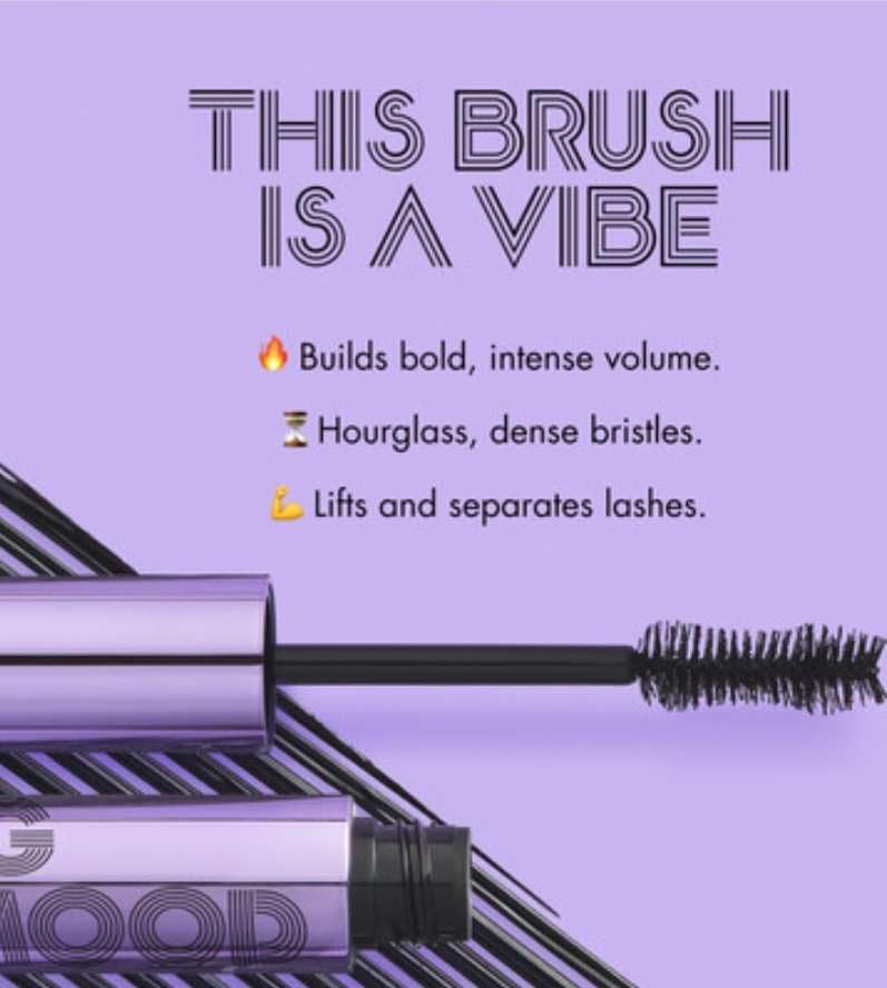 Miniatura 9 de e.l.f. Big Mood Mega Volume & Lifting Mascara Tamaño de Viaje  0.14 oz NegroNoir Big Bold Lifted Lashes, fórmula vegana infundida con cera de jojoba