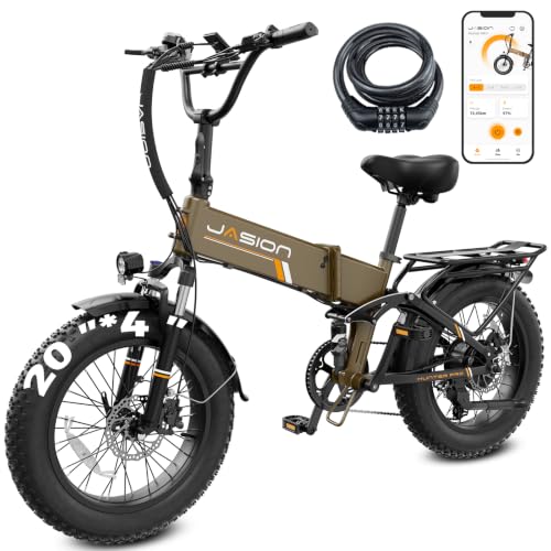 Image of Jasion X-Hunter /ST /PRO Electric Bike for Adults,1800W /1400W Peak 20''Fat Tire Foldable Ebike,Folding E Bike Up to 80 /70 Miles Range,720 /624WH Removable Battery,30 MPH E Bike,Certified by UL2849