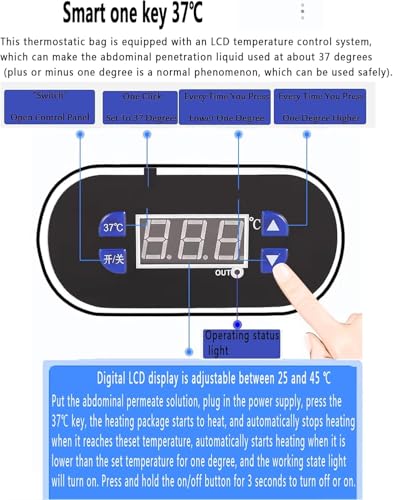 Chauffe-liquide de dialyse péritonéale réglable de 25 à 45 ℃