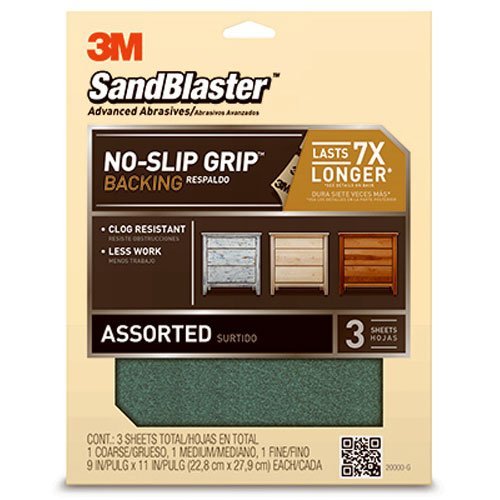 3M SandBlaster Sandpaper Assortment Value Pack