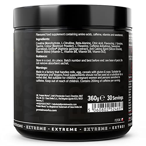 Protein Works | Raze Extreme Pre Workout Powder | Creatine, Caffeine & Beta Alanine |Energy Drink | Fruit Punch | 30 servings - Image 5