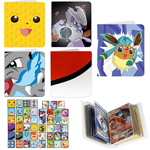 Totem World 5 Inspired Mini Binder Collectors Albums Compatible with Pokemon Cards - Top Load Pocket