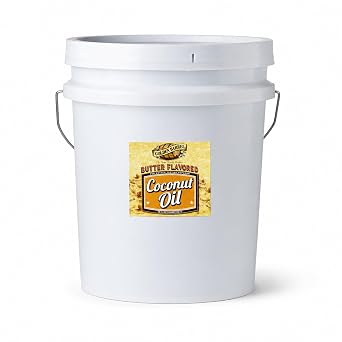 Golden Barrel Butter Flavored Coconut Oil 5 Gallon Pail