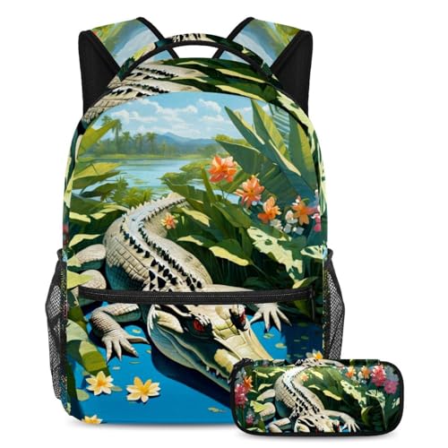 Sac à dos ergonomique grand format avec sa trousse pour étudiants