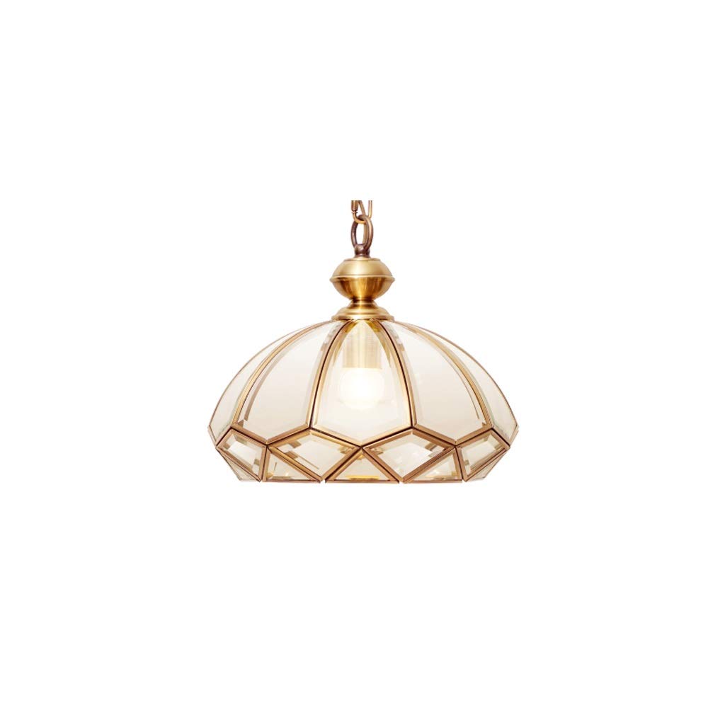HynJGih Country Single Head Chandelier Restaurant Light Foyer Lights All Copper Household Lights Aisle Lights Porch Lights Lighting
