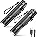 GEARLITE Led Taschenlampe Aufladbar, 2 Pack Superhelle Zoombare 2000 Lum Mini Torch mit 3 Lichtmodi & Langer Betriebsdauer, IP65 Wasserdichte Taktische Handlampe für Camping Angeln Wandern, Notfäll