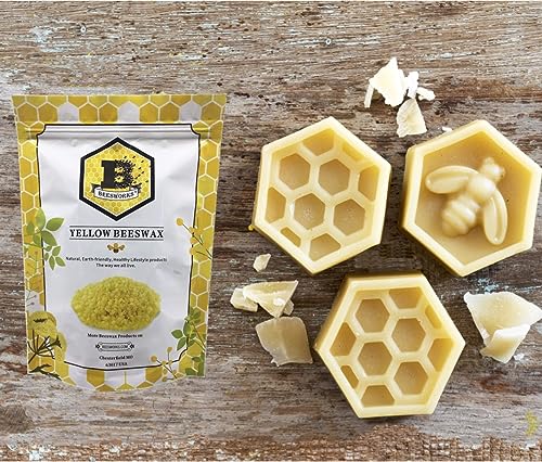Beesworks AH-YNO Yellow Beeswax Pellets (1 Lb) | 100% Pure, Cosmetic Grade thumb #3
