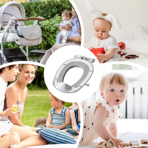 Portable Kids Toilet Seat - Foldable Suction Cup Potty Trainer — view 3