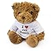 London Teddy Bears Orsacchiotto con Scritta in Inglese I Love Jack Russells (Lingua Italiana Non Garantita)