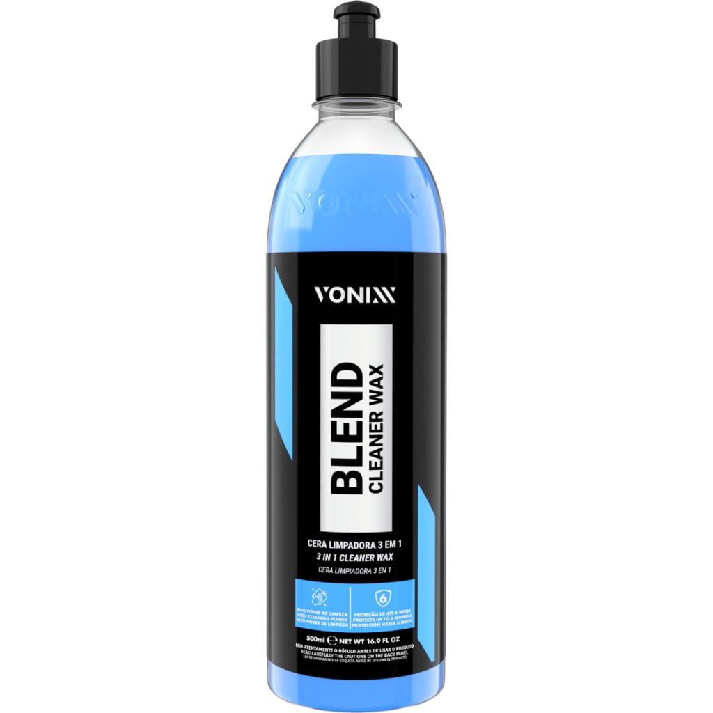 Blend Cleaner Cera Automotiva de Carnaúba Vitrificadora Limpadora 3 em 1 Vonixx
