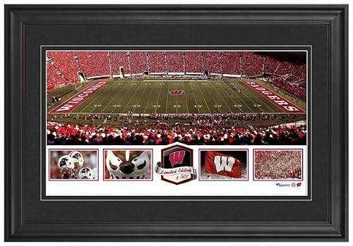 Camp Randall Stadium Wisconsin framed panoramic collage