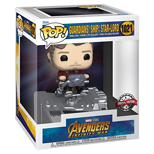 Funko Guardians' Ship: Star-Lord Deluxe Special Edition Pop! Vinyl Figure #216 - Official Marvel Avengers Infinity War Collectible