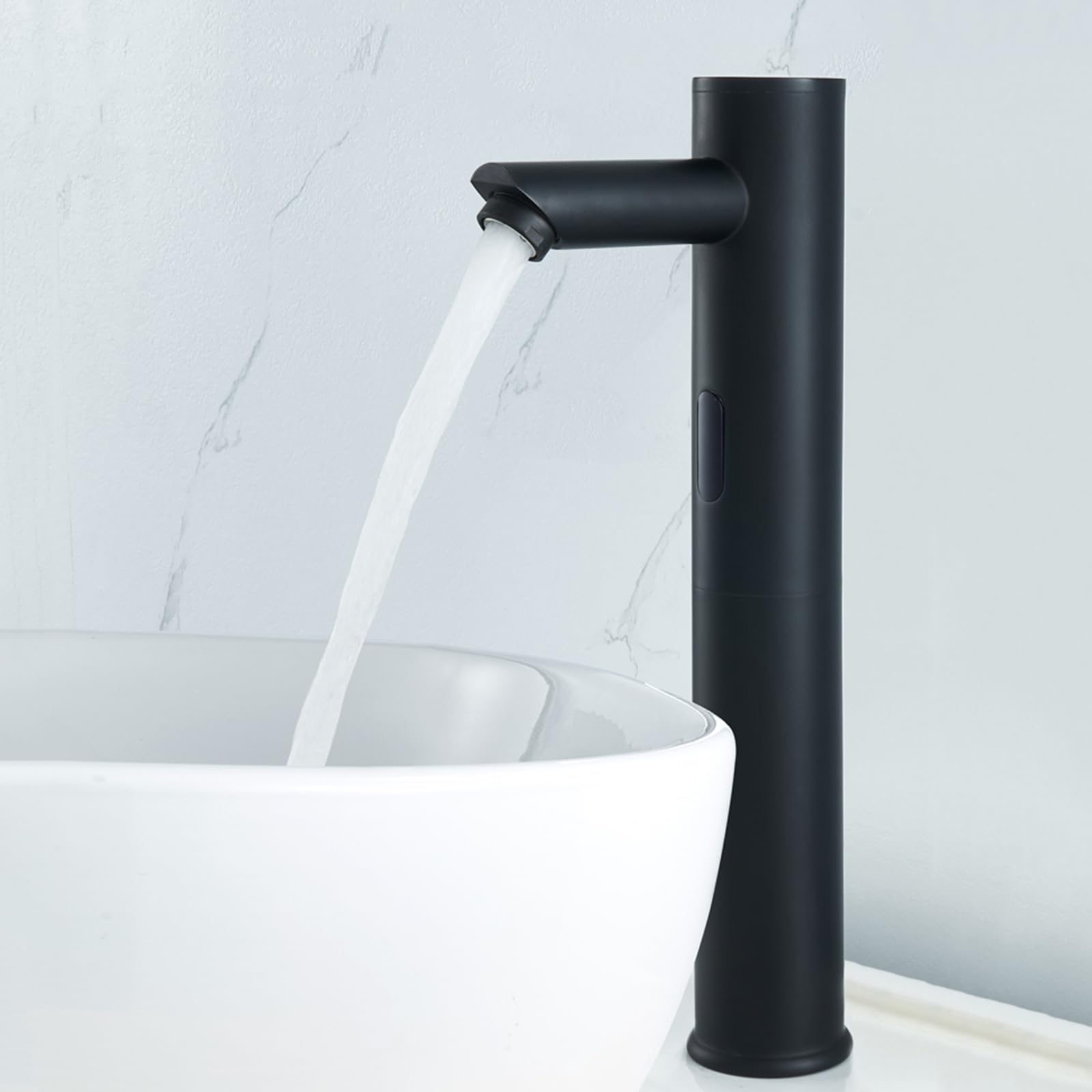 ZYCHSJXA Touchless Bathroom Sink Faucets Black Taps for Automatic Infrared Sensor Faucet,High