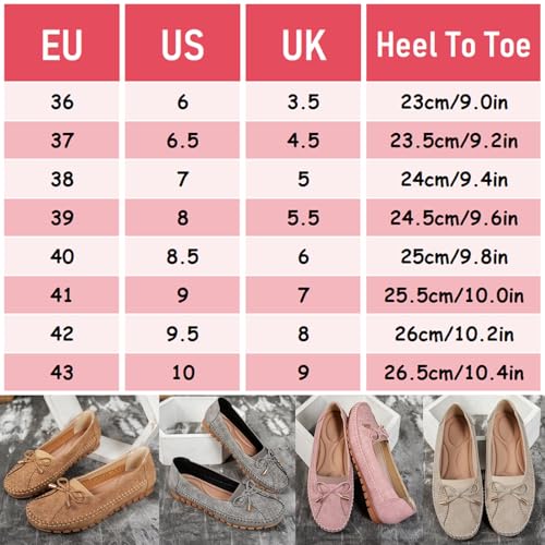 Curvahouse Orthopedic Shoes, Curvahouse Orthopedic Leather Shoes Lightweight Anti-Slip Women, Bow Loafer Slip-On Breathable Sandals3