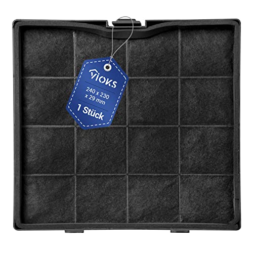 VIOKS Kohlefilter Filter Ersatz für Hotpoint 484000008779 CHF 007 Type241 CHF007/1 für Dunstabzugshaube von Küppersbusch AEG Bauknecht