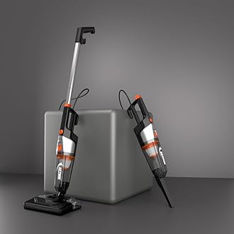 SEZNIK Turbo Sweep 3-in-1 Handheld Vacuum Cleaner & Mop | Corded 600W, 20kpa Suction | 200ml Water Tank | Vacuum & Mopping (SZ-V07)