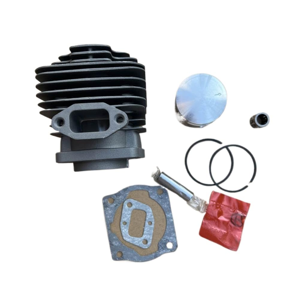 de Junta de Rodillo de Aguja con Pasador de Anillo de pistón cilíndrico, 44mm, Compatible con cortacésped RBC52SB RBC-52SB 50CC