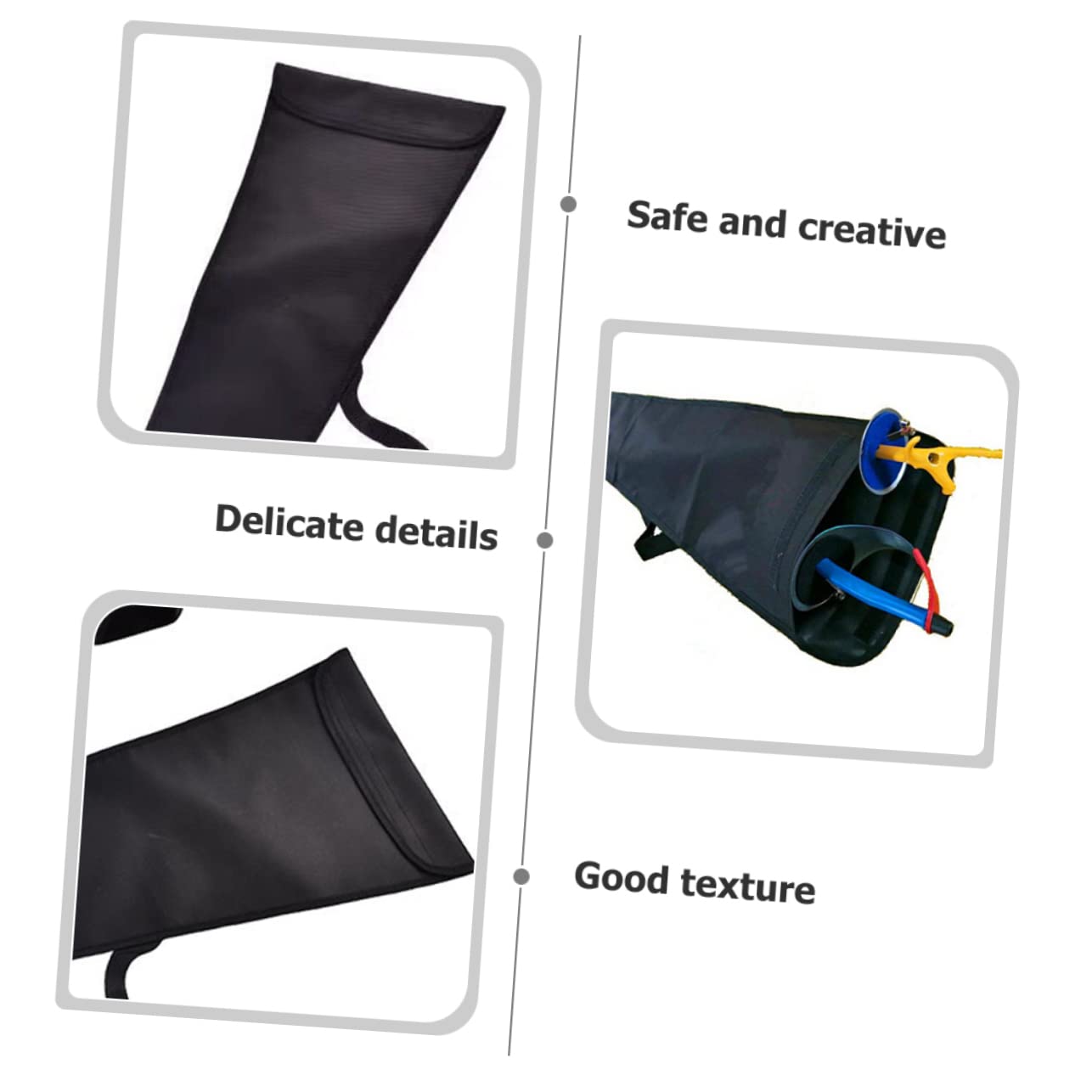 FOYTOKI Oxford Cloth Fencing Pouch for Double Swords Multi-function Storage Bag Reusable Longevity Craftsmanship