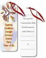 Segnalibro Religioso Fratelli Bonella - In Legno Per Confessione Con Cordino Rosso, Made In Italy - Foto 4