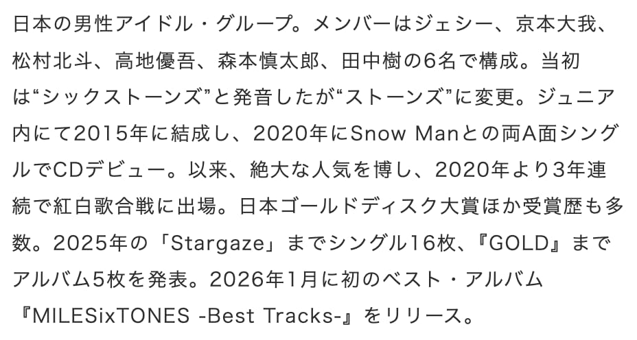 Amazon.co.jp: SixTONES ベストアルバム MILESixTONES Best Tracks